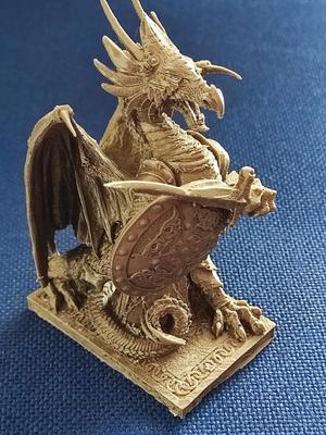 The dragon knight HD from scan 3D