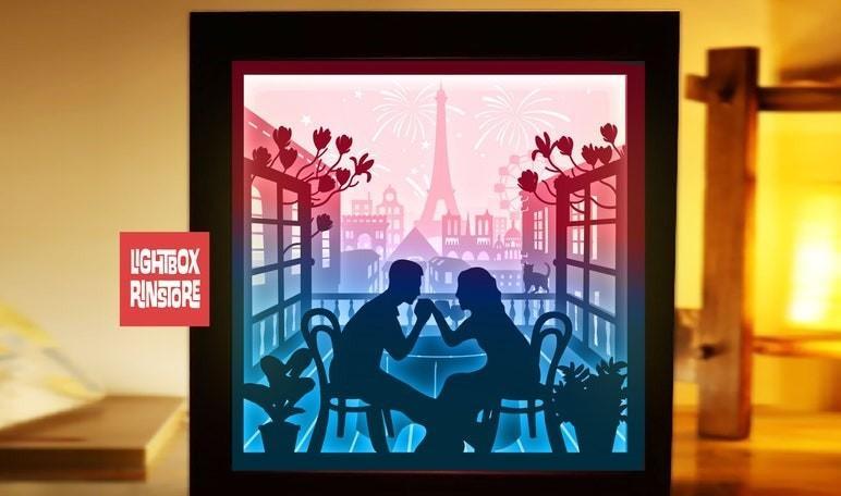 love in french lightbox
