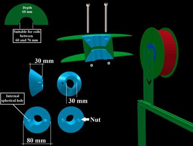 SELF-ADAPTING CHUCK FOR PLA REEL