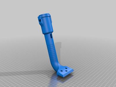 Scoop handle with Integrated bag holder