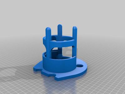 FlaschenGullyStand Kippelschutz Bottle stand Bottle holder