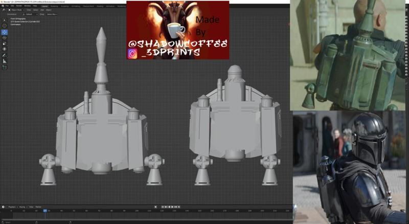 Mando Jetpacks BobaFett and Din Djarin