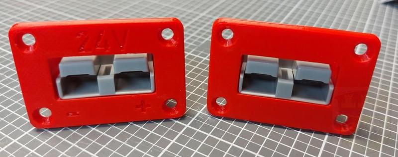 Anderson 50A flush mount plug holder