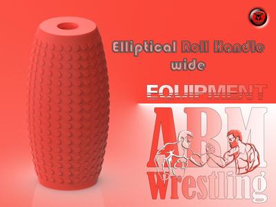 Armwrestling Elliptical Roll Handle wide