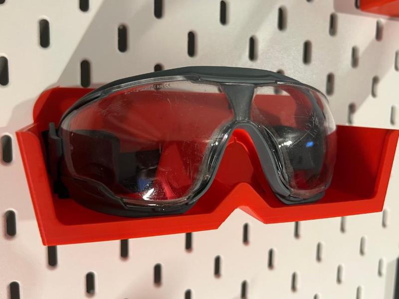 Work/Sports Glasses Holder Mount (3M Screw Skadis)