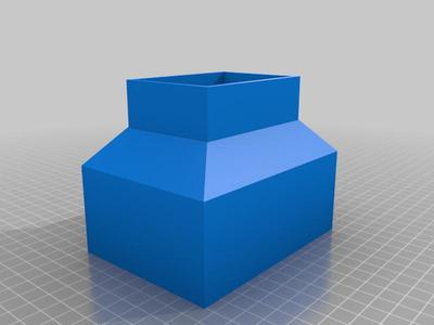 4" x 3" downspout adapter