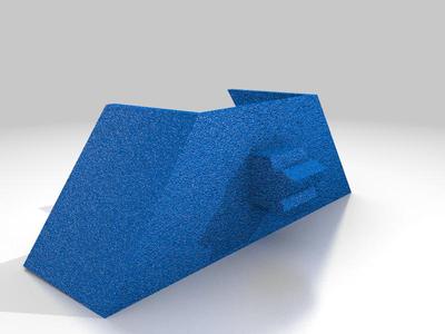Side of 3d Printer Trash slide
