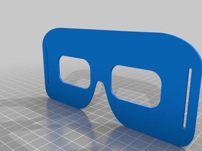 Solar glasses mask - small face