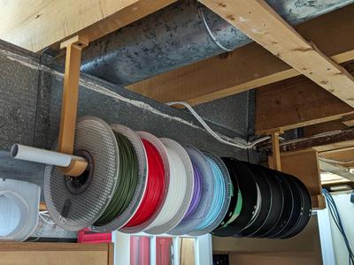 Drop down hook for closet rod