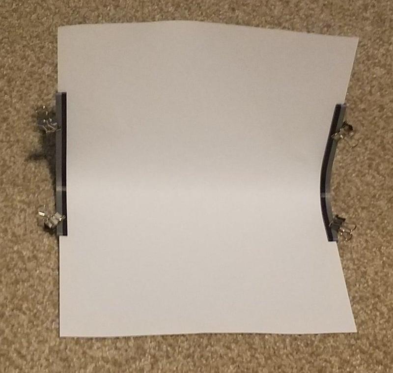 Paper background holder