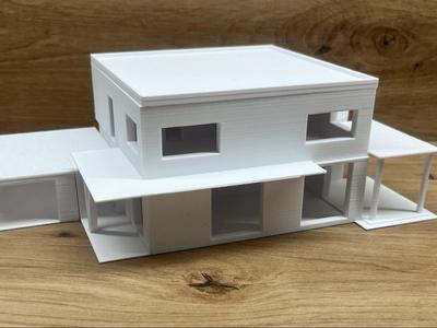 Modern house project - family house