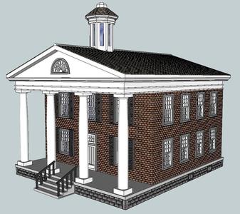 HO Scale Court House