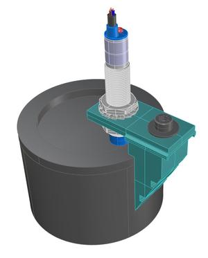 Watermeter Sensor Mount for LJ12A3