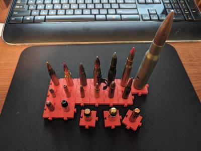 Modular Bullet Display Stands