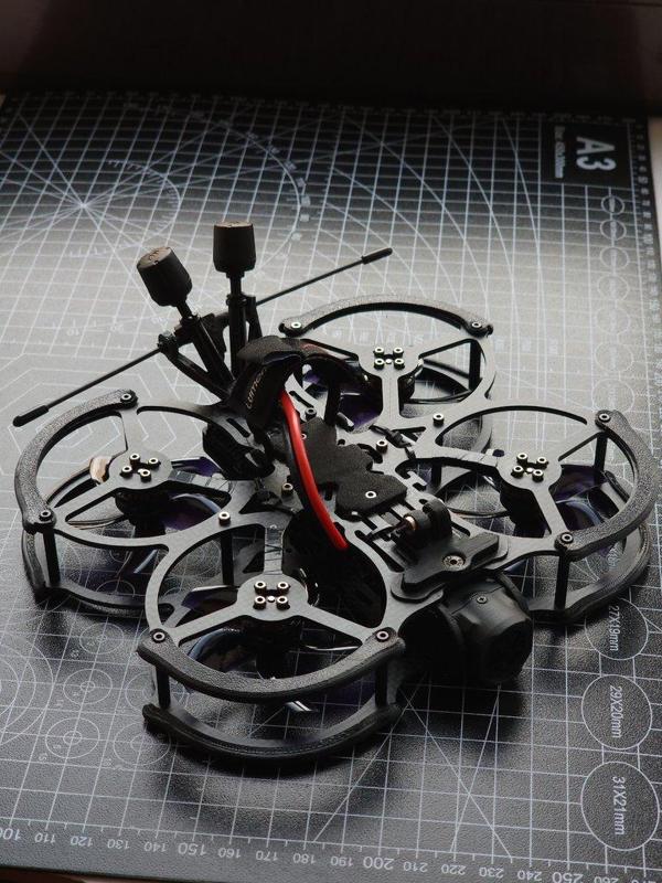 Lumenier QAV-PRO Micro Whoop 2.5" Cinequads Edition - O4 Air Unit Pro Dual Antennta Mount & TBS Antenna Mount