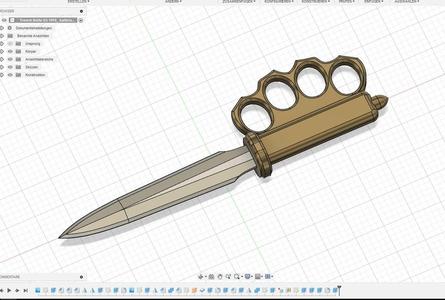 Cosplay Trench Knife 