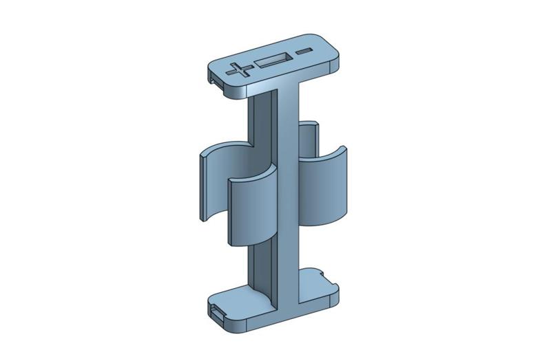 2S 18650 Li-Ion swappable battery clip