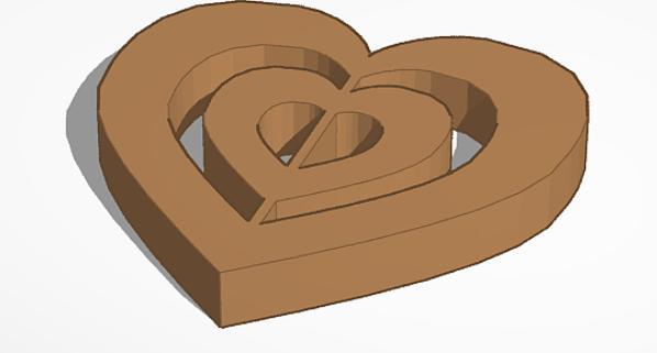 heart and heart stand gift