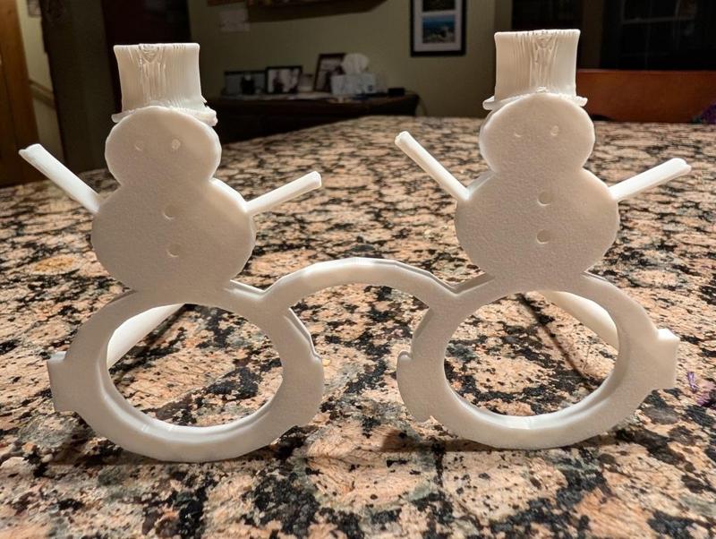 Snowman Glasses