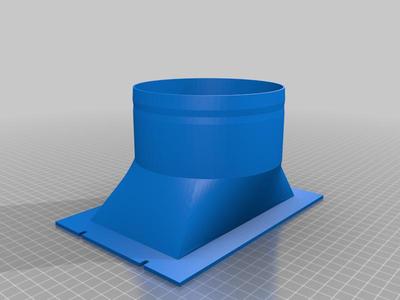 Extractor hood adaptor