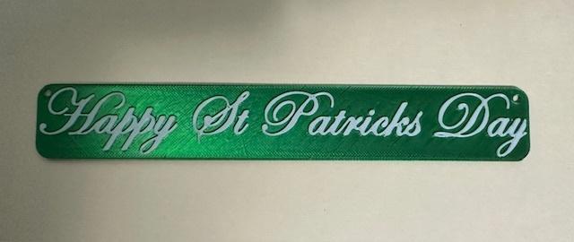 Happy St Patricks Day Sign