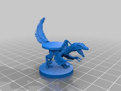 Deinonychus Mount with Small Mini Slot