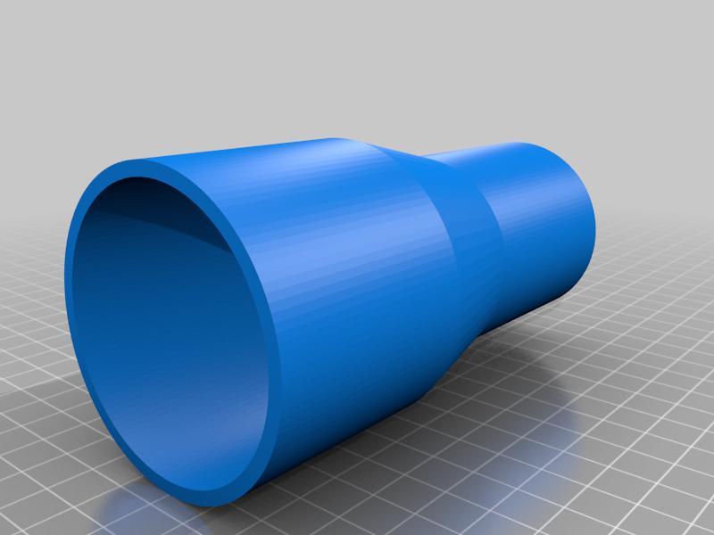 Dusthose adapter 50mm (OD) to 58mm (ID) - HT pipe socket to Festtool hose