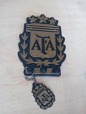 Key holder with key ring, and AFA Logo scorecard covers