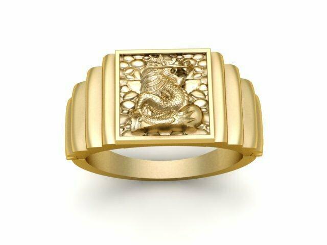 chines dragon ring 3d printable model #DRAGONXCULTS