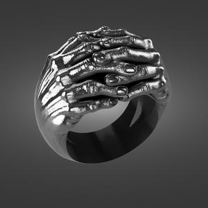 Intertwined Hands Ring