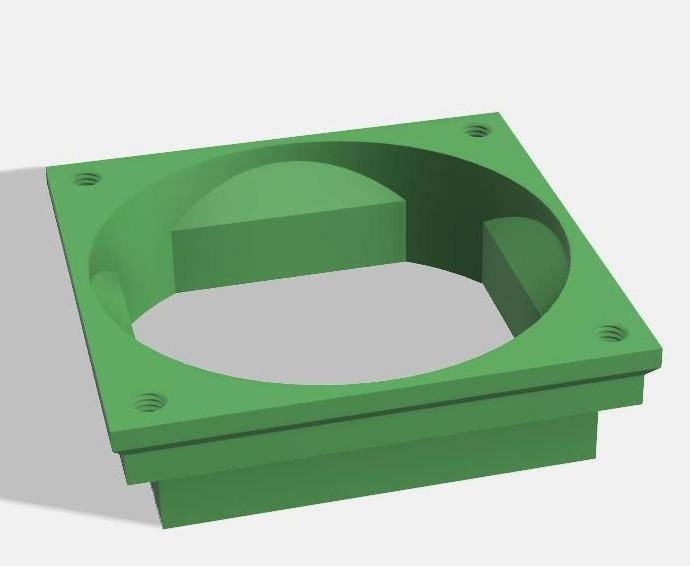 Top fan adapter for diamondd7711's fang (60 to 50mm)