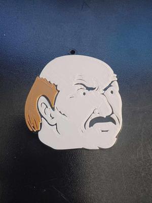 Carl Brutananadilewski Keychain - Aqua Teen Hunger Force