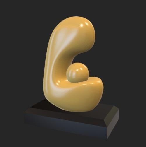 Mother and Baby abstract form