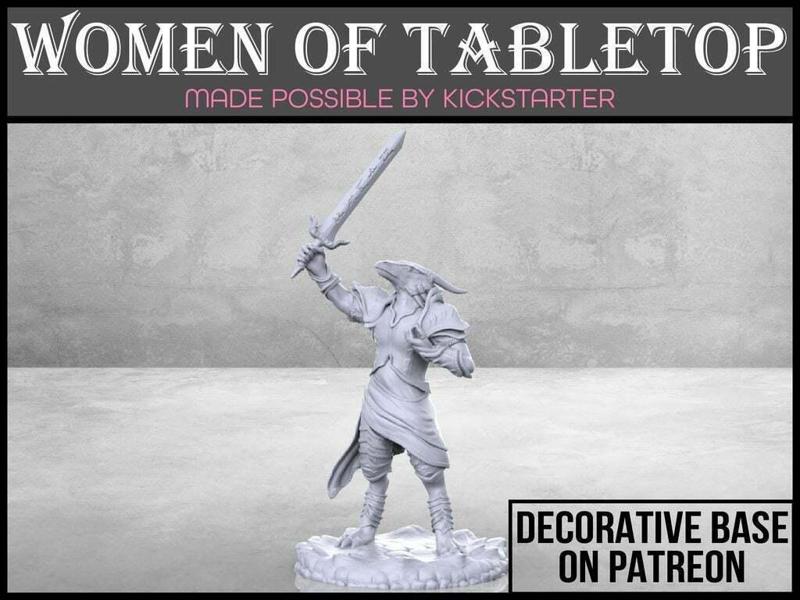 Dragonborn Paladin - Tabletop Miniature