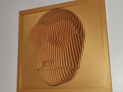 Layered Sculptures Wall Mount