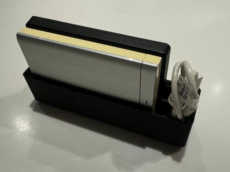 External HDD Holder - Gridfinity