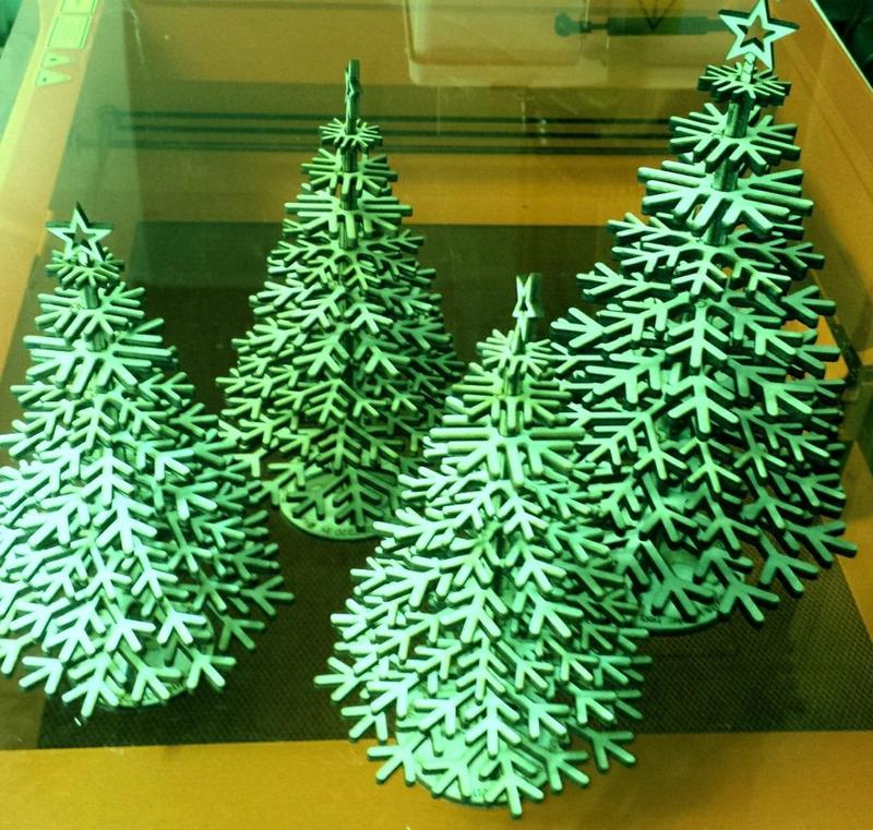 Lasercut Christmas Tree