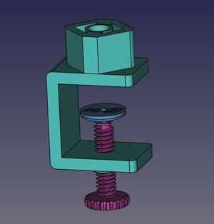table support for architect lamp