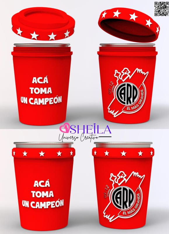 VASO CHOPERO - RIVER PLATE