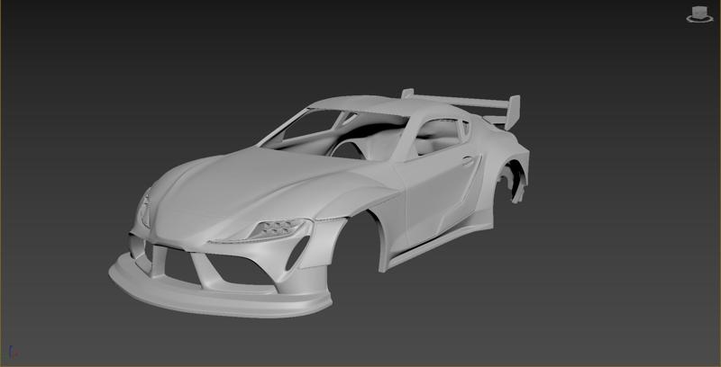 Toyota Supra 2020 Tuning  Body For Print