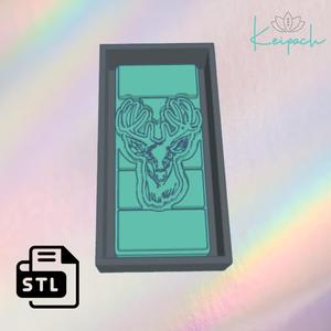deer Waxmelt Snap Bar Master Mold for silicone mold casting