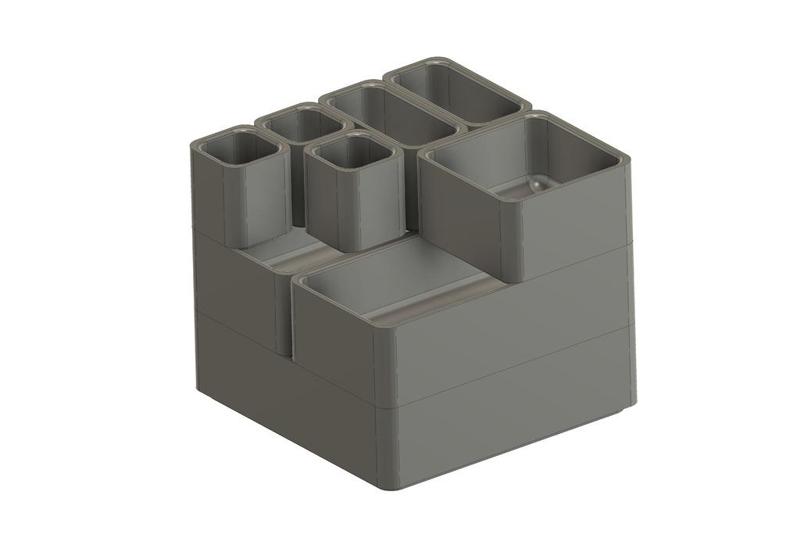 Stack Attack Organizational Bins (Parametrically designed)