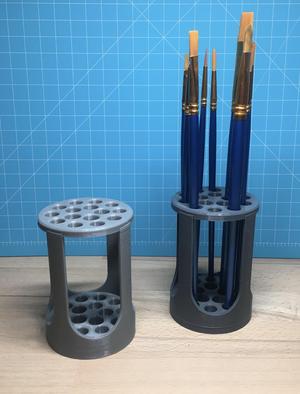 Brush stand for 15 brushes