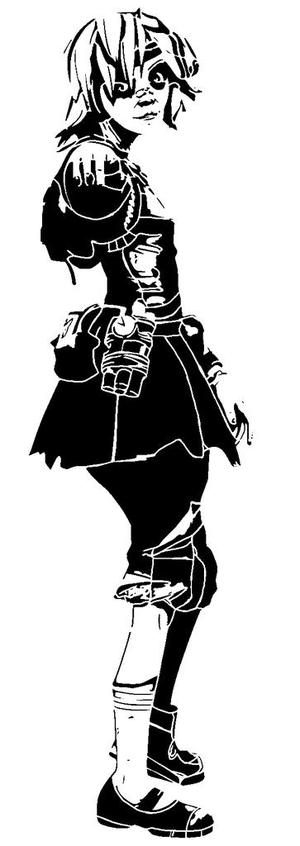Tiny Tina stencil