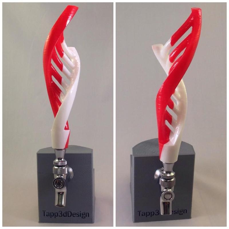 Beer Tap Handle - Double Helix