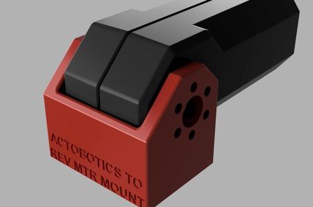 Rev Hex Motor Mount - For Actobotics