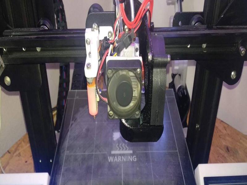 Hotend holder XCR 2IN1-V2 for Ender 3