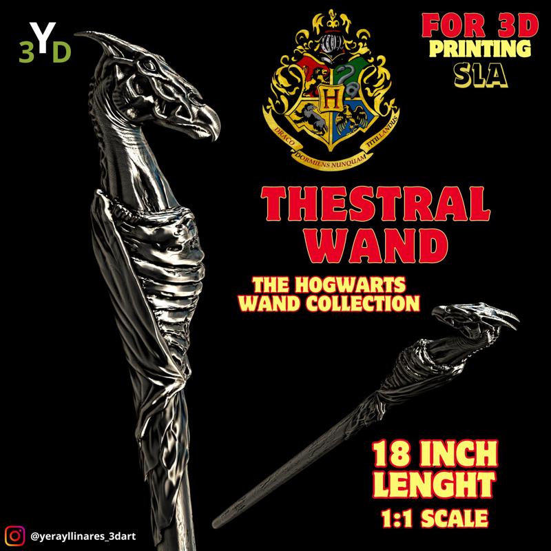 Wand "Thestral" of Hogwarts Legacy of Harry Potter
