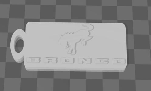 Ford Bronco Key Chain #3