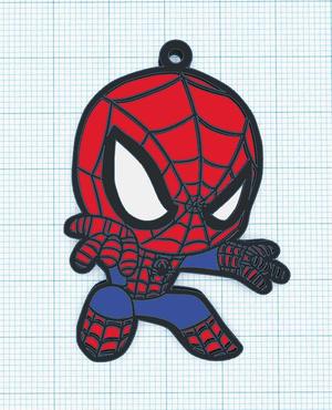 Spiderman keychain